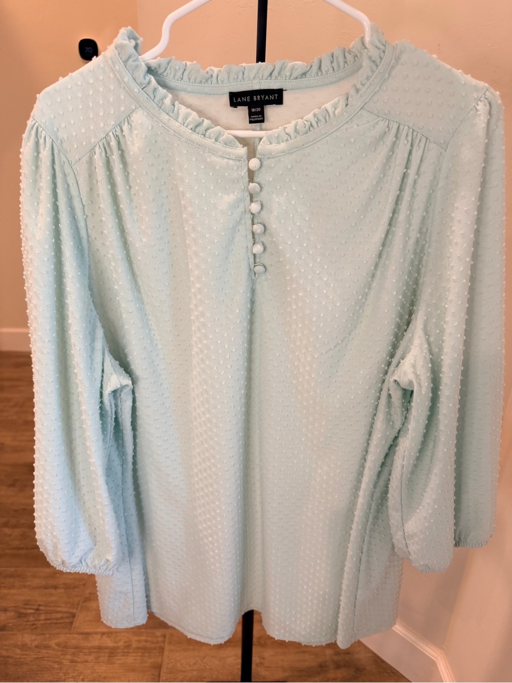 Lane Bryant Swiss Dot Blouse – Size 18/20